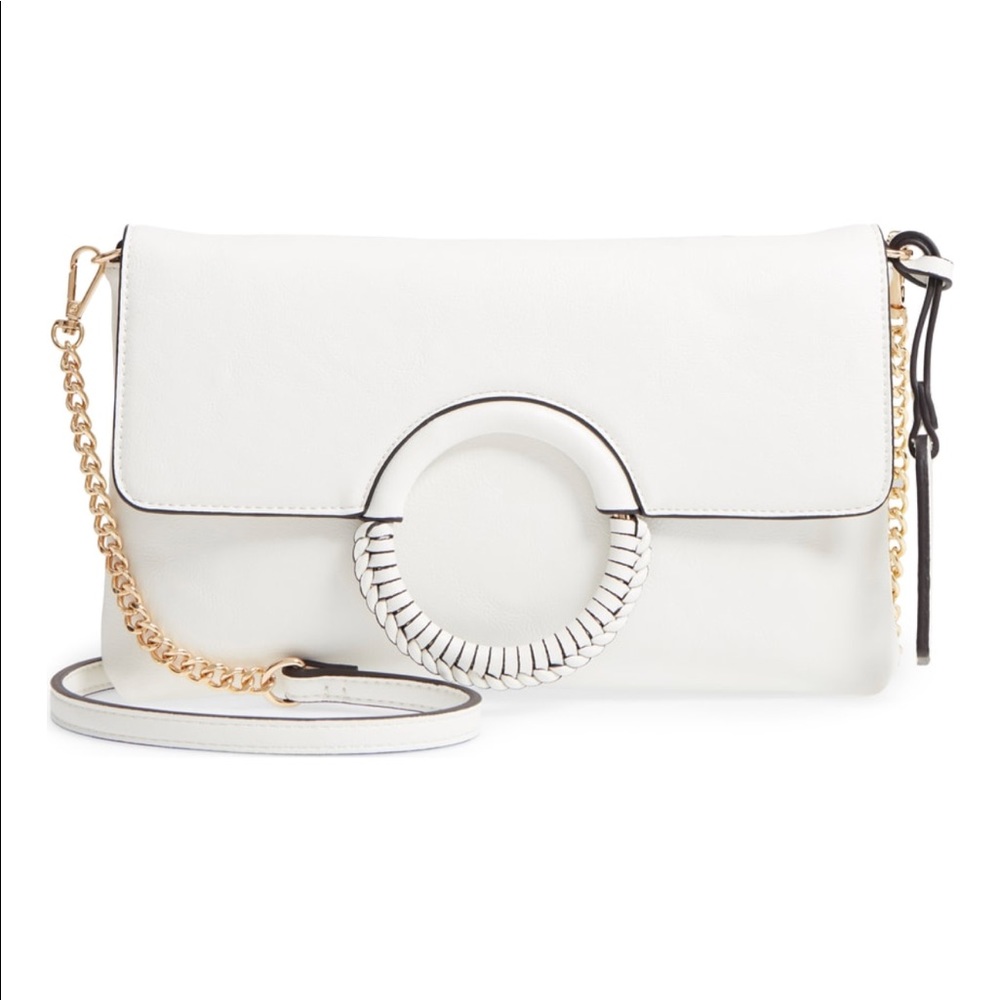 Sole Society Faux Leather Clutch